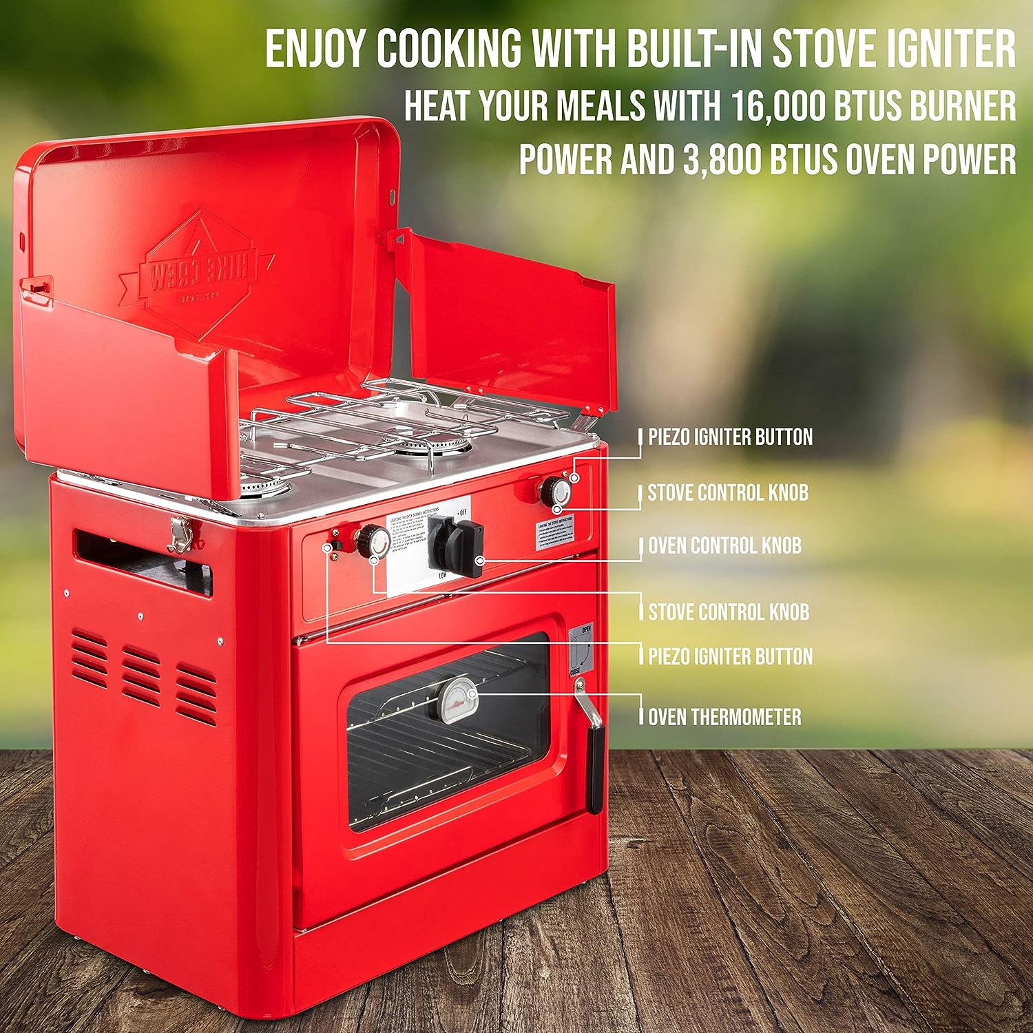 Outdoor Gas Camping Oven with Carry Bag X200550