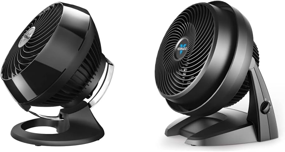 Black 3 Speeds Air Circulator Fan P1938