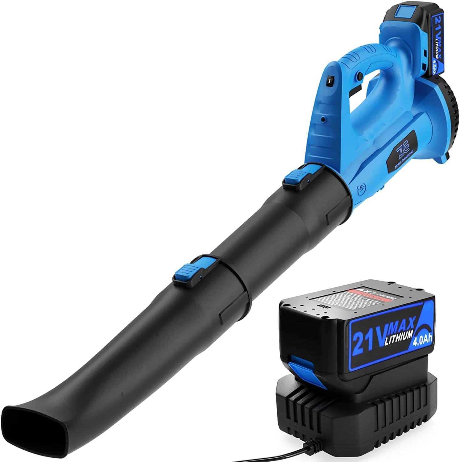 320 CFM 150 MPH Cordless Leaf Blower with 21V 4.0Ah Battery and Charger M9900
