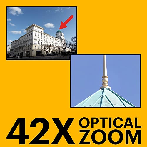 Red 20MP Digital Camera 42X Optical Zoom 24mm Wide Angle 1080P Full HD Video Y38155