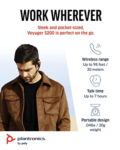Bluetooth Over-the-Ear Monaural Headset with Noise Canceling E501