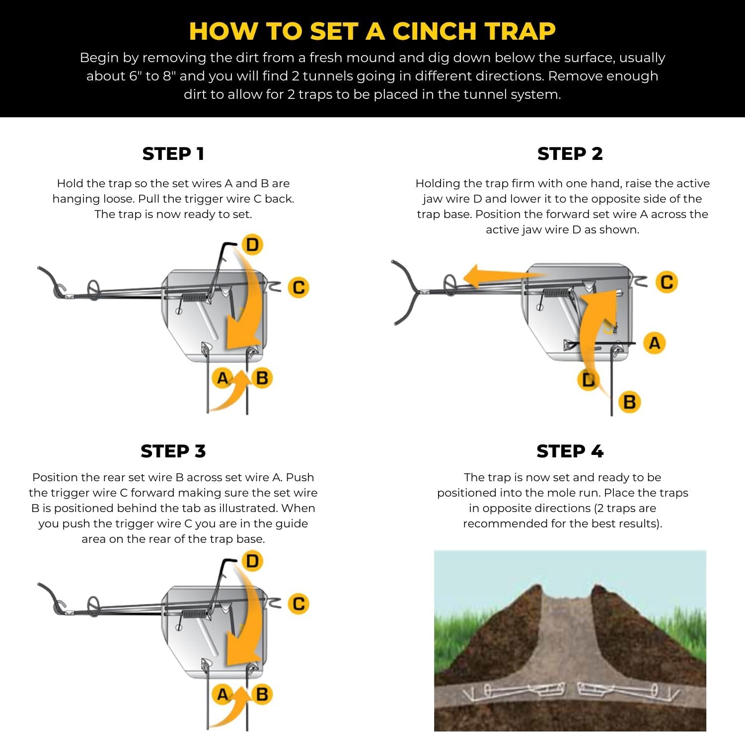 Medium Size Gopher Trap (3 Pack) Q21377