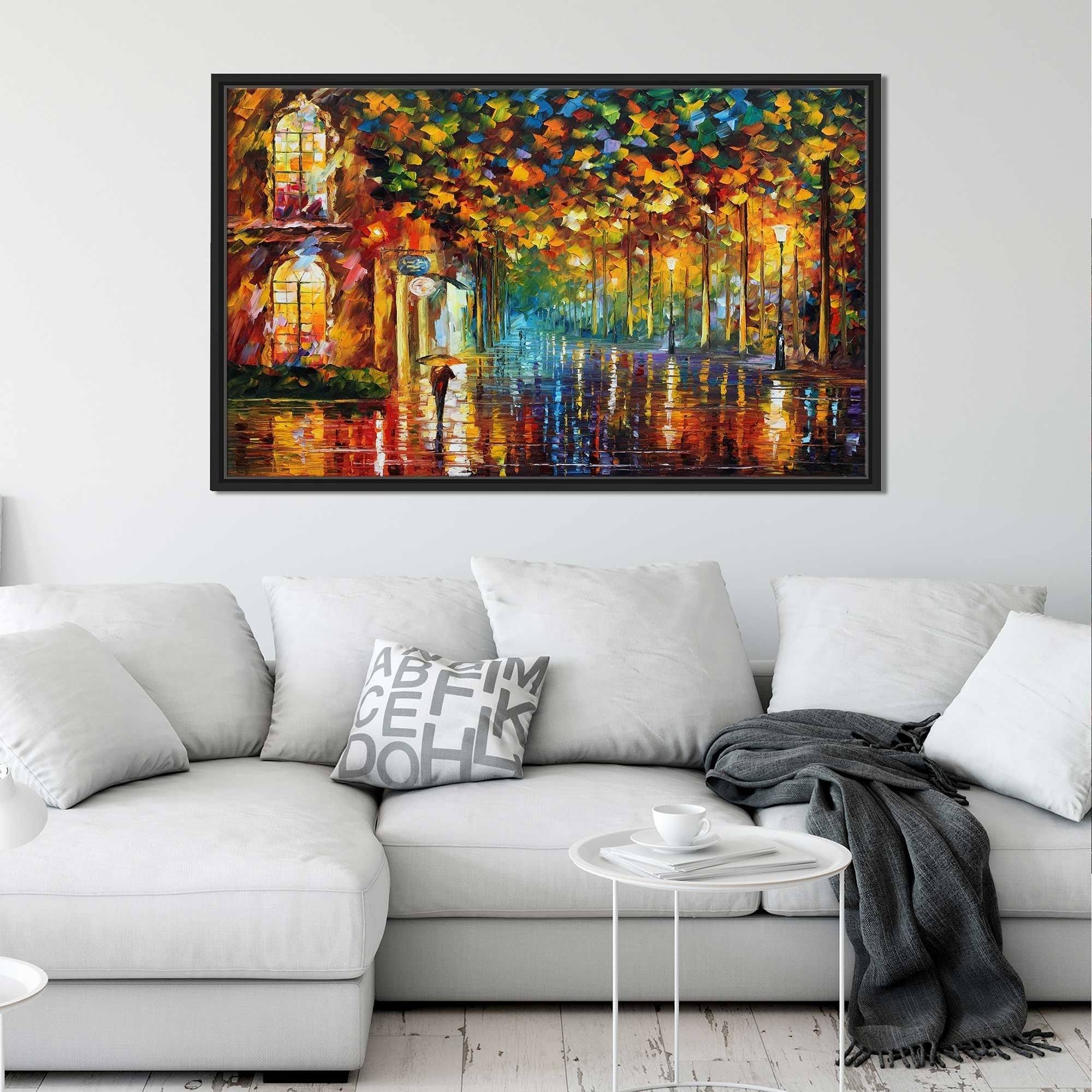 Framed Oil Painting Print on Canvas - 33.5x22 x 21.5x22 I284843