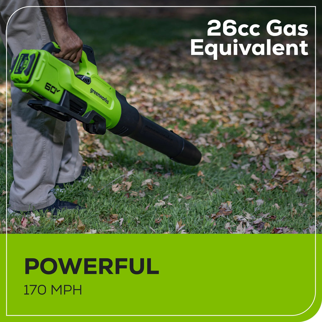 60V 630 CFM 170 MPH Leaf Blower with 2.5 Ah Battery & 3 Amp Charger M684