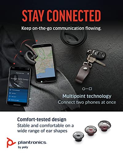 Bluetooth Over-the-Ear Monaural Headset with Noise Canceling E501
