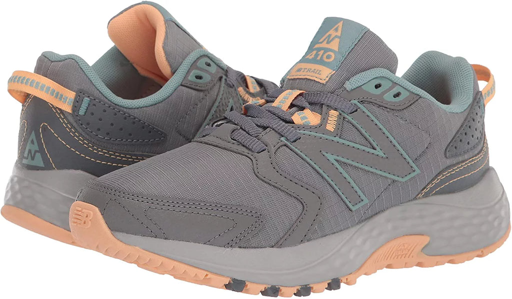 Womens Trail Running Shoe 10 Steel Light Mango J972