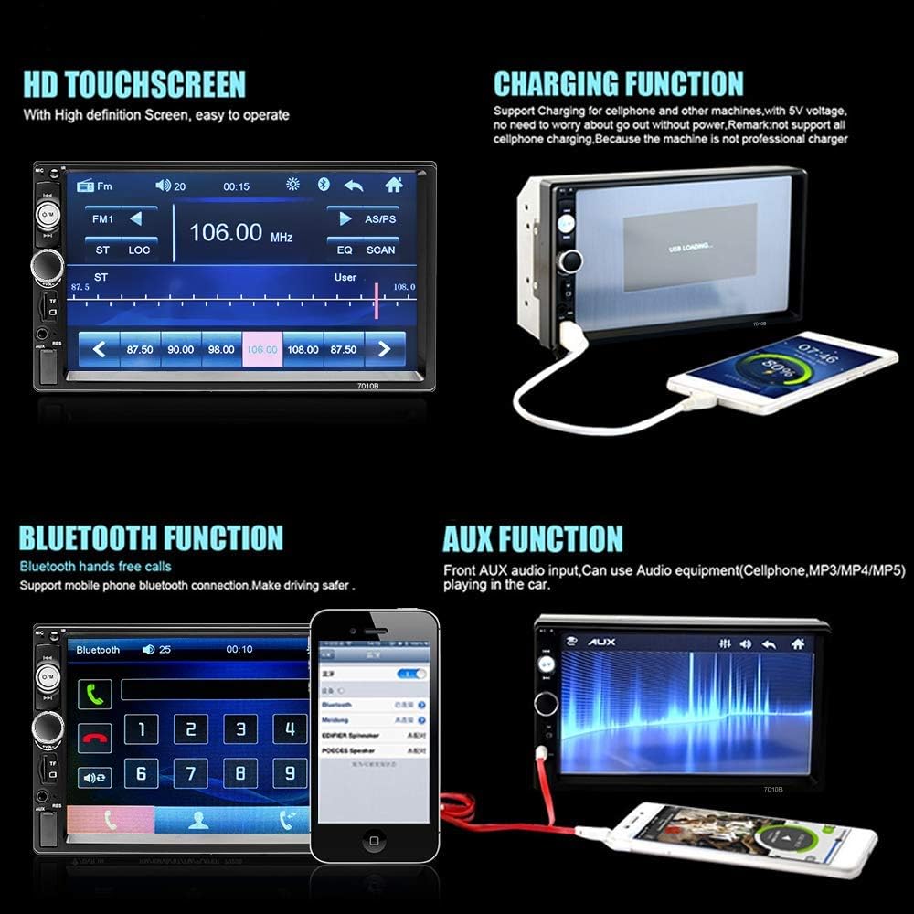 2 Din 7 Inch Touch Screen Car Stereo with Bluetooth L831698