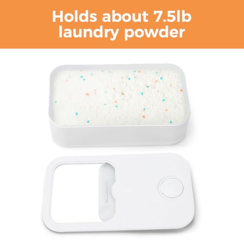 Large Capacity 7.5Lb Laundry Powder Container (Grey) Z739