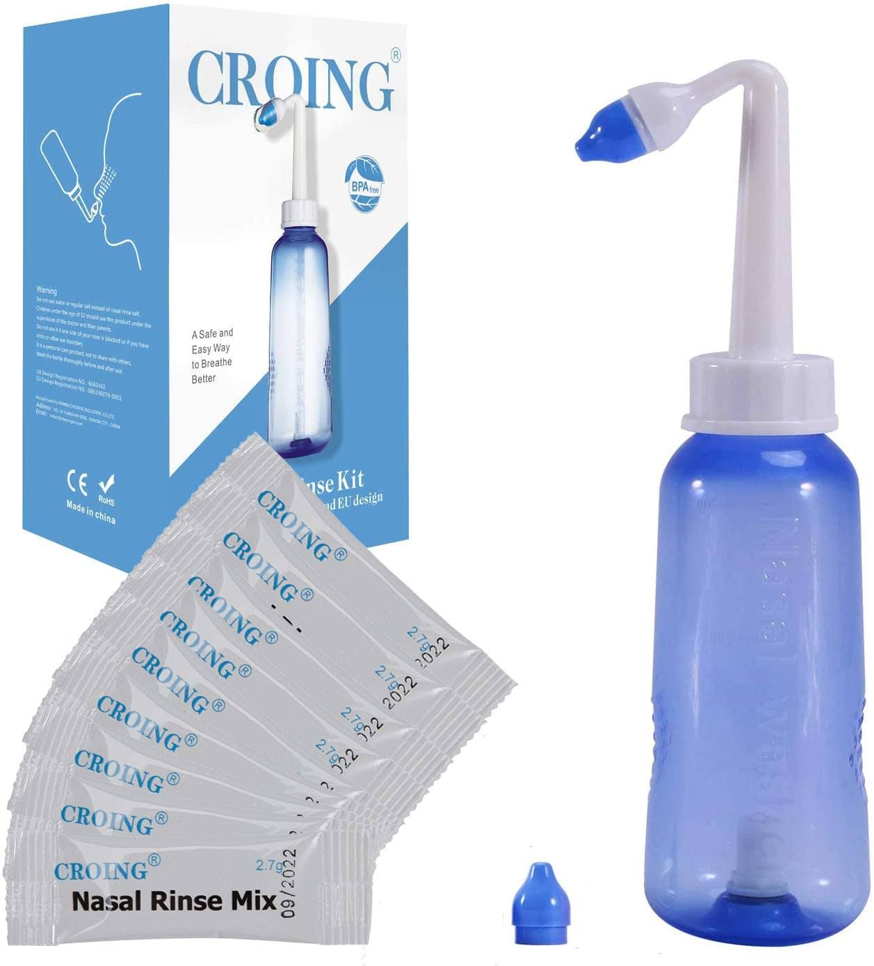 300ml Bottle with 120 Packets Neti Salt Nasal Rinse Kit G45558