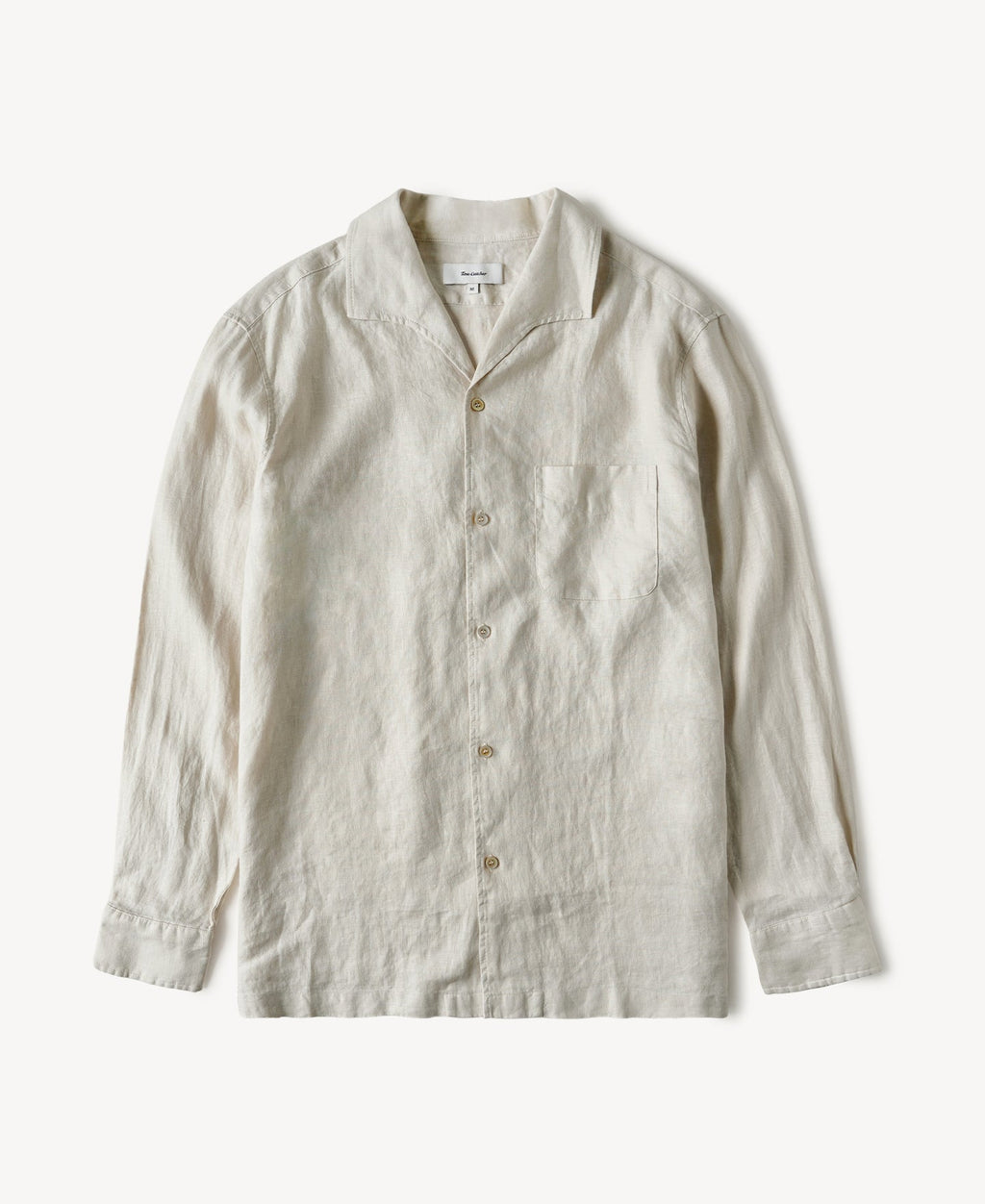 1950s Italian Collar Linen Shirt