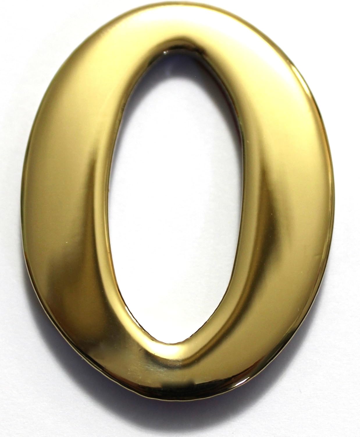Brass Numbers Two Inch Solid Brass Number 0 J290422