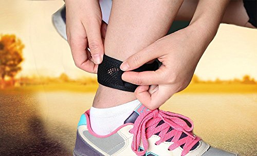 Soft Adjustable Wear Ankle Strap Band with Mesh Pouch C923