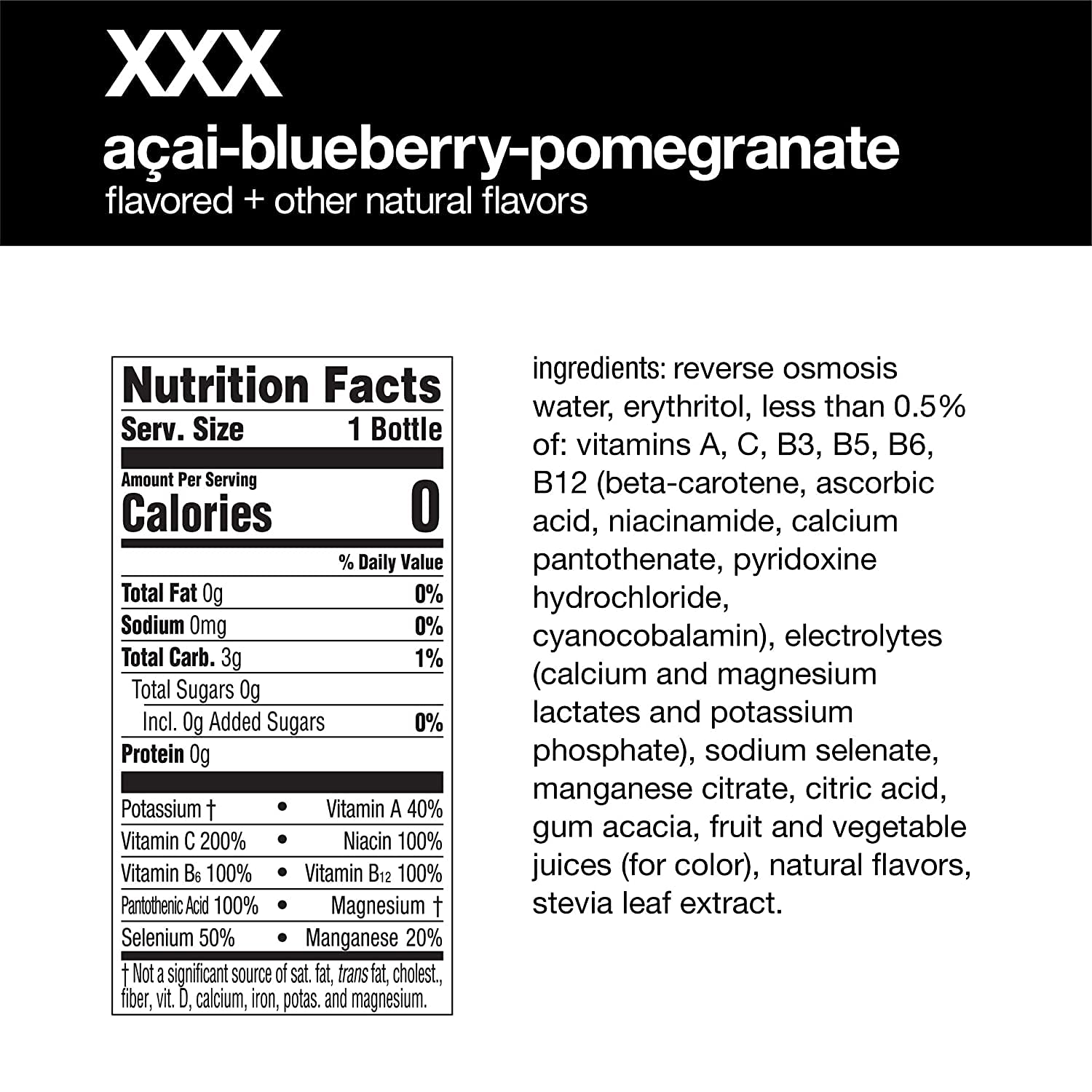 20 Fl Oz Nutrient Enhanced Flavored Water with Vitamins, Antioxidants, Electrolytes, Pack of 12 V908