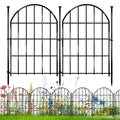 26 Pack 22in X 28ft Arched No Dig Rustproof Metal Garden Fence F176