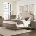 Upholstered Queen Panel Bed D9535