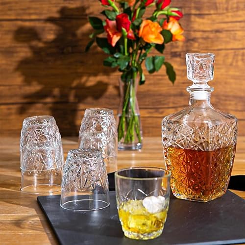 23.75 oz Glass Decanter with Airtight Stopper I48733