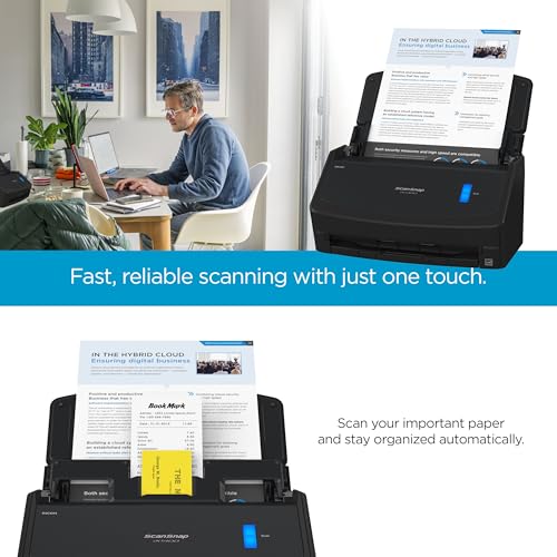 Black Color Document Scanner with Auto Document Feeder O8412