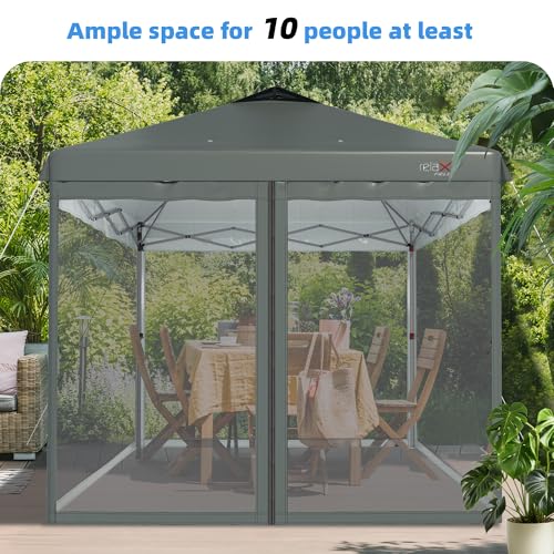 10x10 Pop Up Canopy Tent with Mosquito Netting C1443