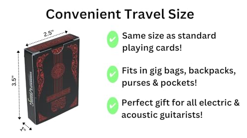 54-Card Guitar Flash Cards C968