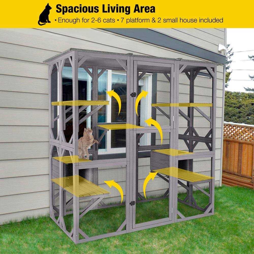Walk-in Extra Large Outdoor Cat Enclosure X805