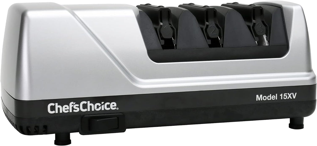 Gray Electric Knife Sharpener with Diamond Abrasives B5212
