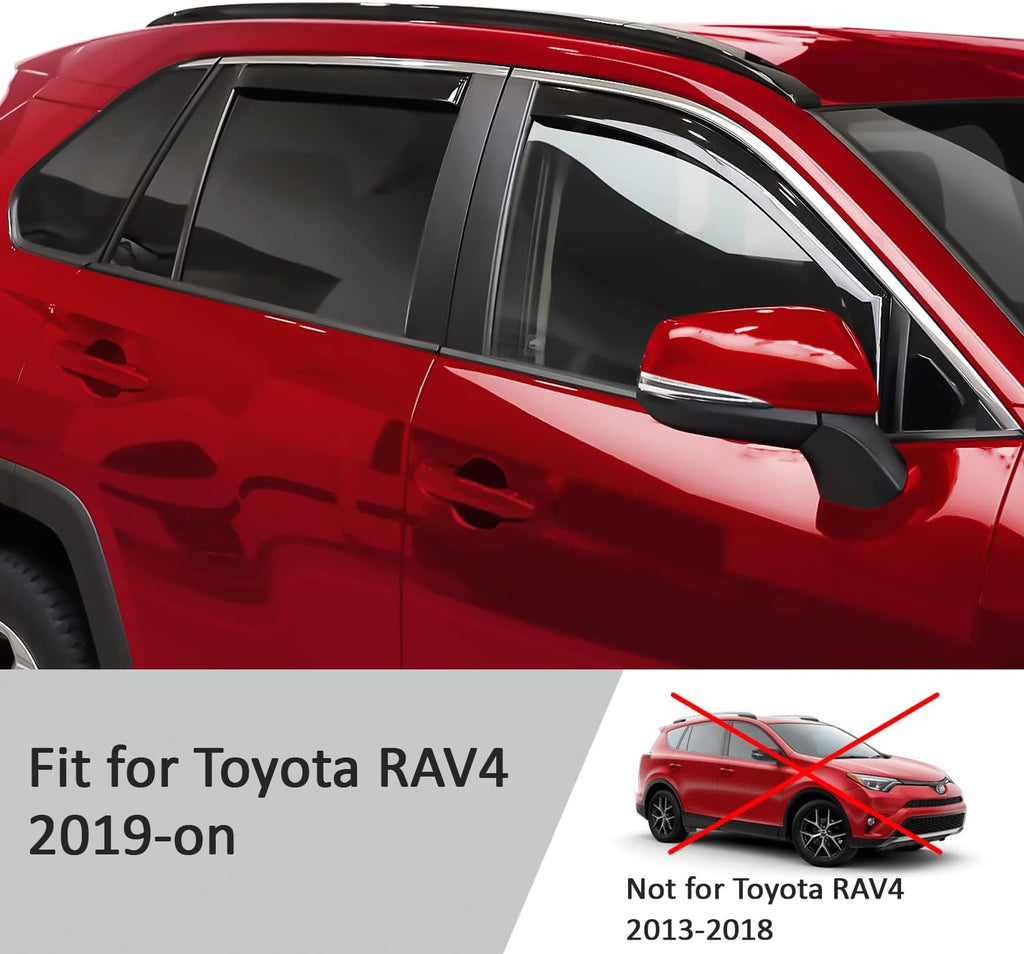 4 Pieces Rain Guards for Toyota RAV4 H135683