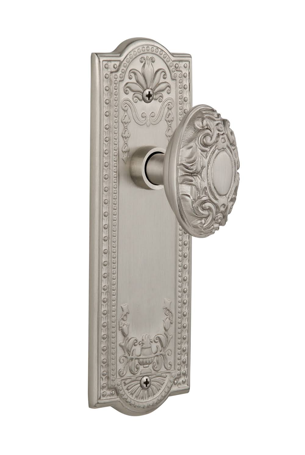 Satin Nickel Single Dummy Victorian Door Knob V58827