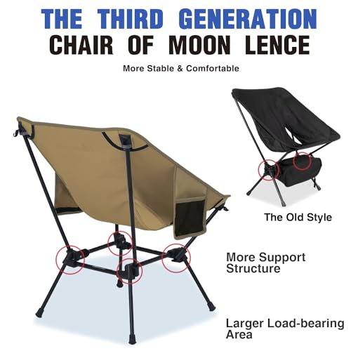 Compact Camping Chair with Side Pockets T84796