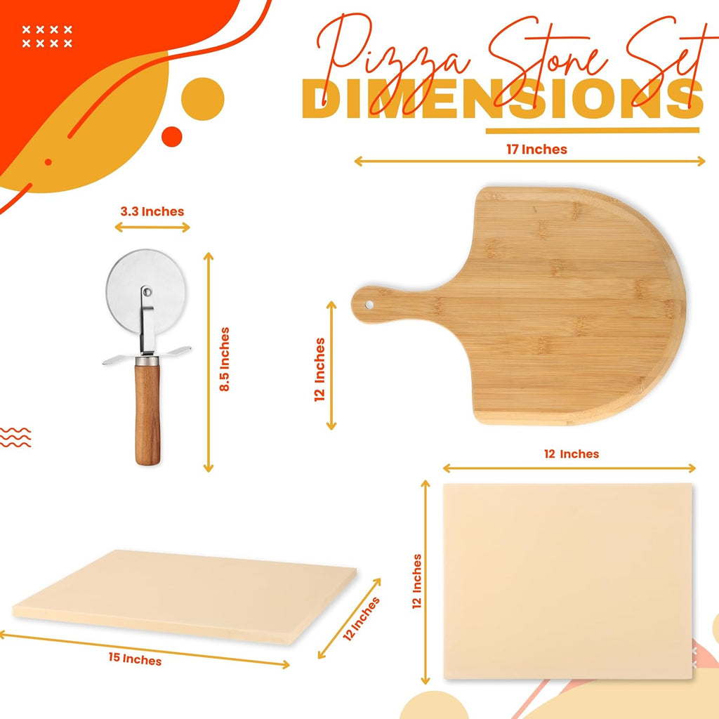 Pizza Stone Set of 3 M8126