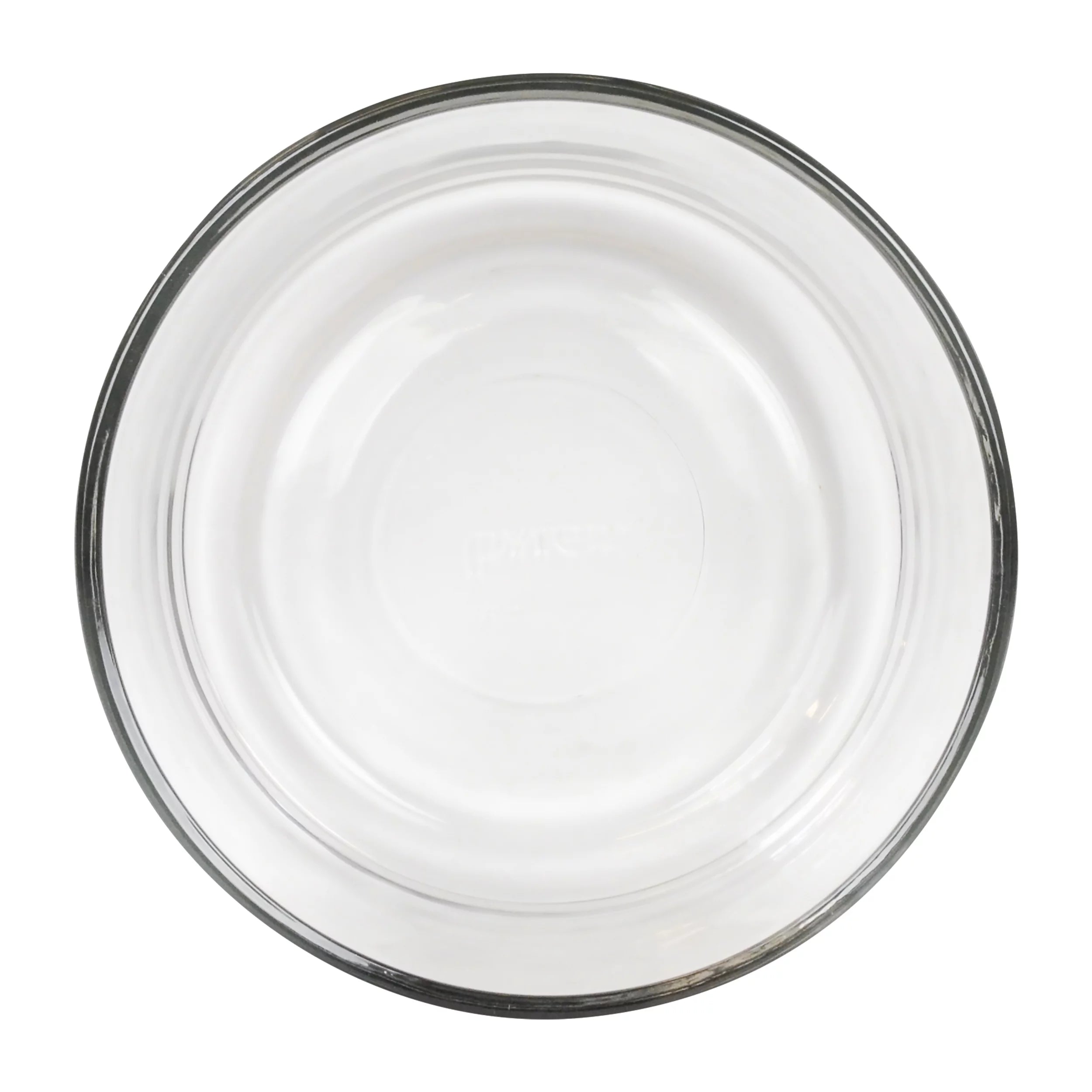 Round Glass 4-Cup Storage Bowl with Sea Glass Green Plastic Lid (2-Pack) O147268