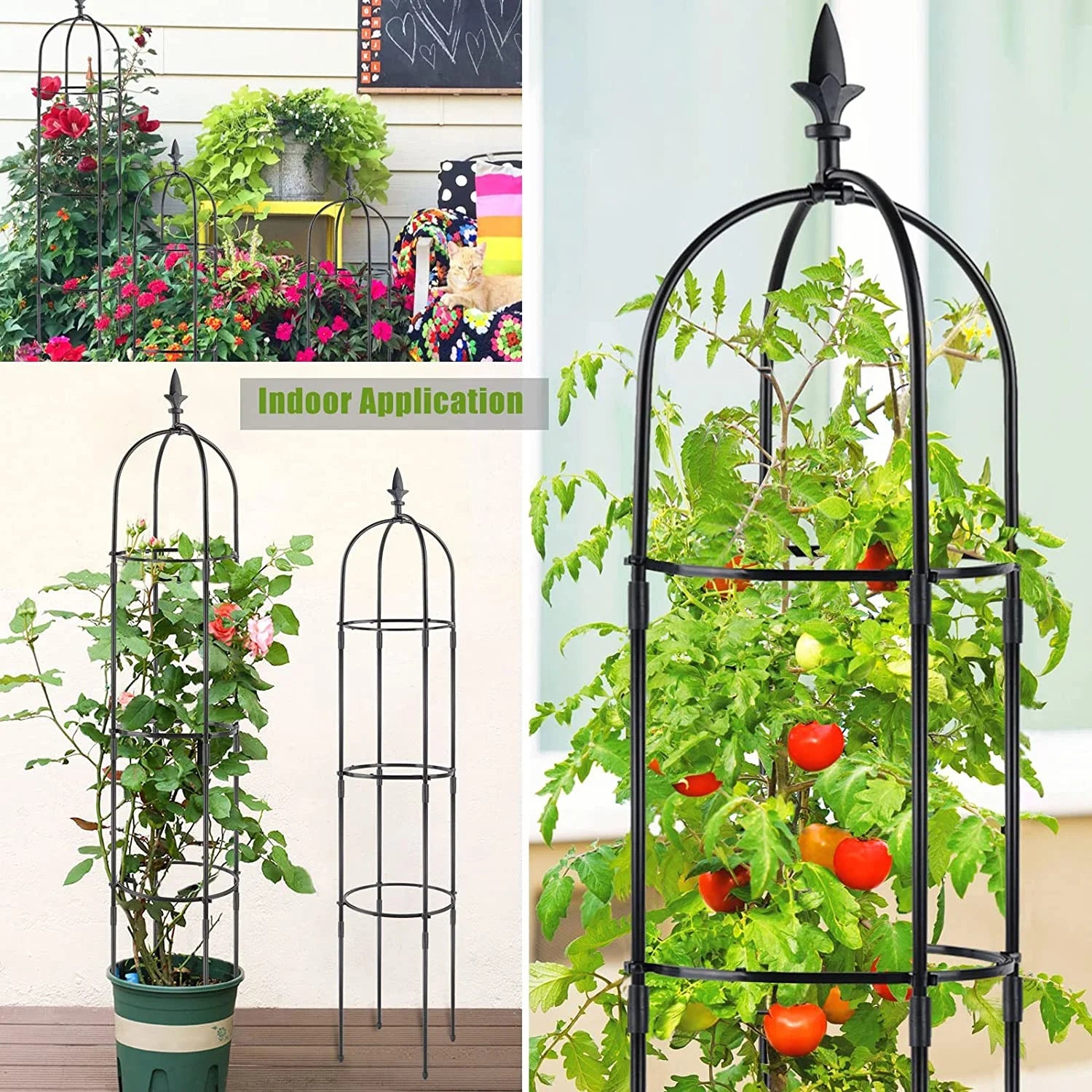 2 Pack 6ft Tall Garden Trellis K735200