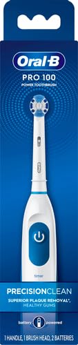 Blue and White Battery Powered Electric Toothbrush I9393