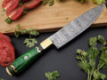 Handmade Damascus Chef Knife Fixed Blade L799