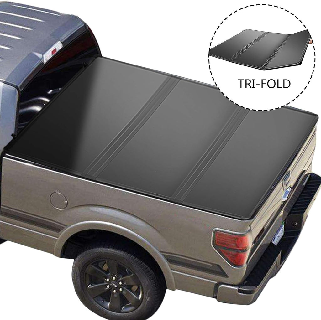 Tri-Fold Hard Truck Bed Tonneau Cover 6 FT S786560