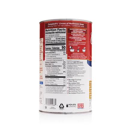 Cream of Mushroom Soup 50 oz. L333444