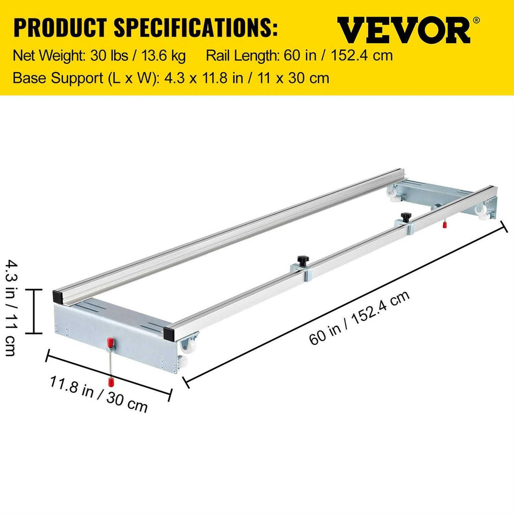 60 inches Slab Guide Jig for Woodworking R809
