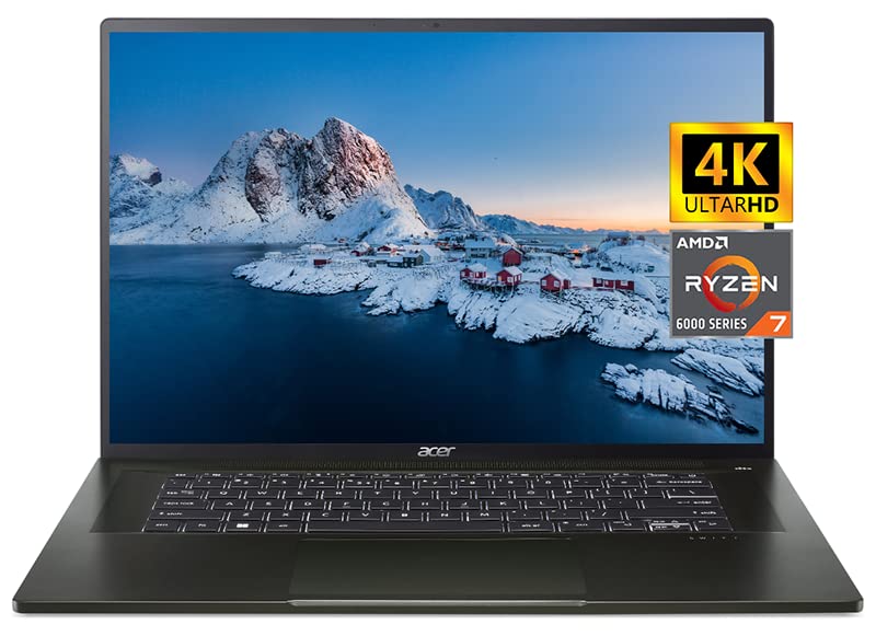 16" 4K OLED Laptop, AMD Ryzen 7 6800U, 16GB LPDDR5 RAM, 1TB NVMe SSD, Win 11 J291