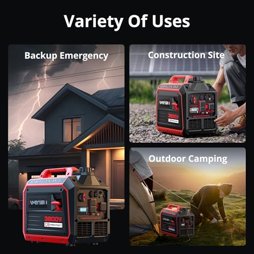 2500-Watt Gas Powered Portable Inverter Generator with CO Sensor L8411