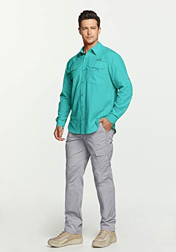 Men's UPF 50+ Breathable Long Sleeve Fishing Shirt X487