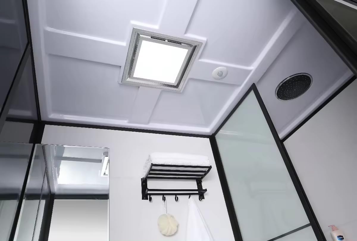 Prefab Bathroom Unit Toilet Shower Cubicle Set F5074