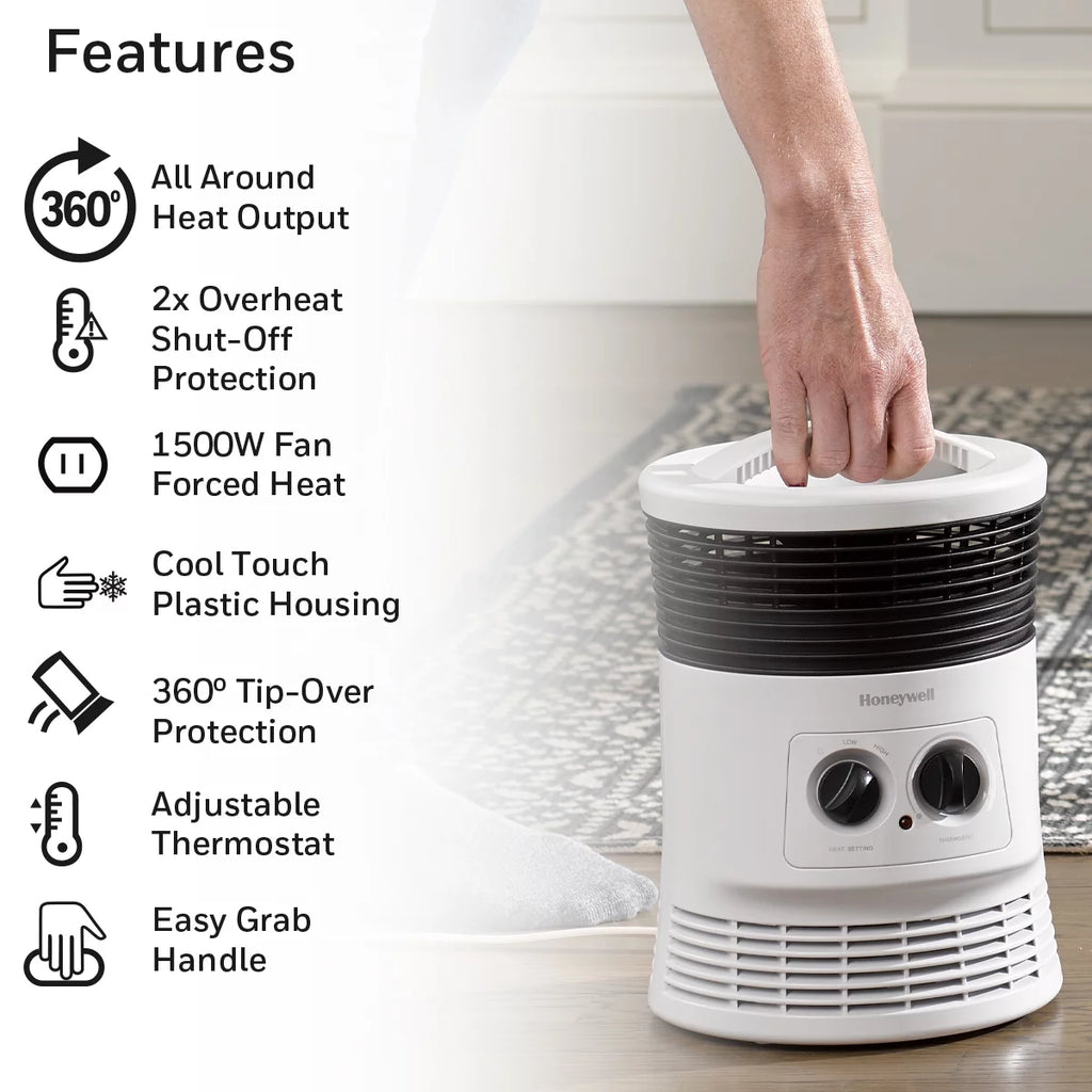 White Fan Forced Heater O84263