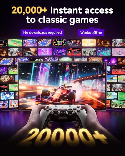 4K HDMI Retro Gaming Console with 20,000+ Built-in Classic Video Games T95170