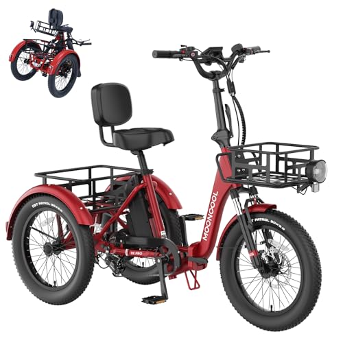 20" Folding 3 Wheels Electric Tricycle with Aluminum Frame V299