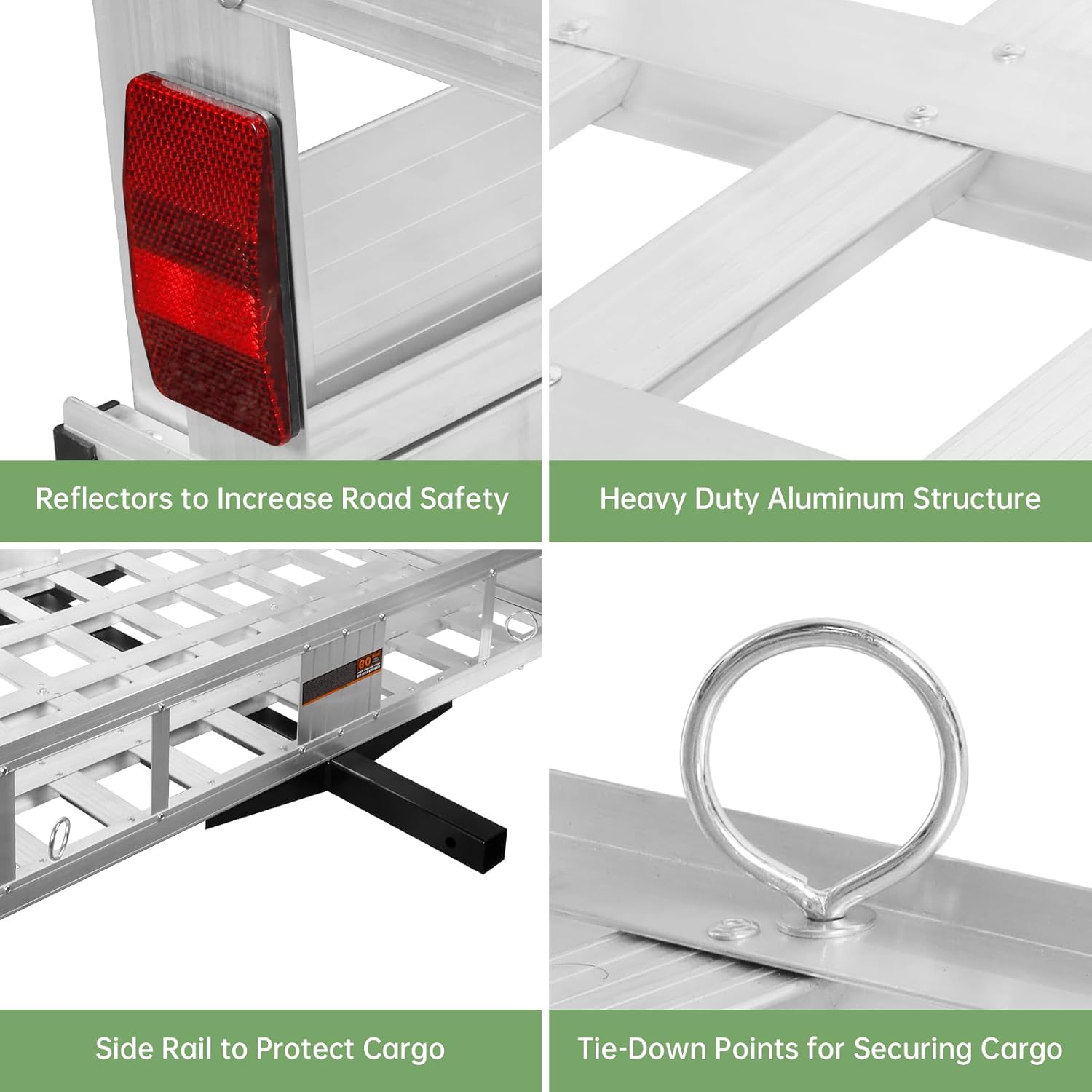 500lb Capacity 2" Hitch Cargo Carrier Q490