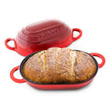Blue 2 Qt Enameled Cast Iron Bread Oven with Lid I80800