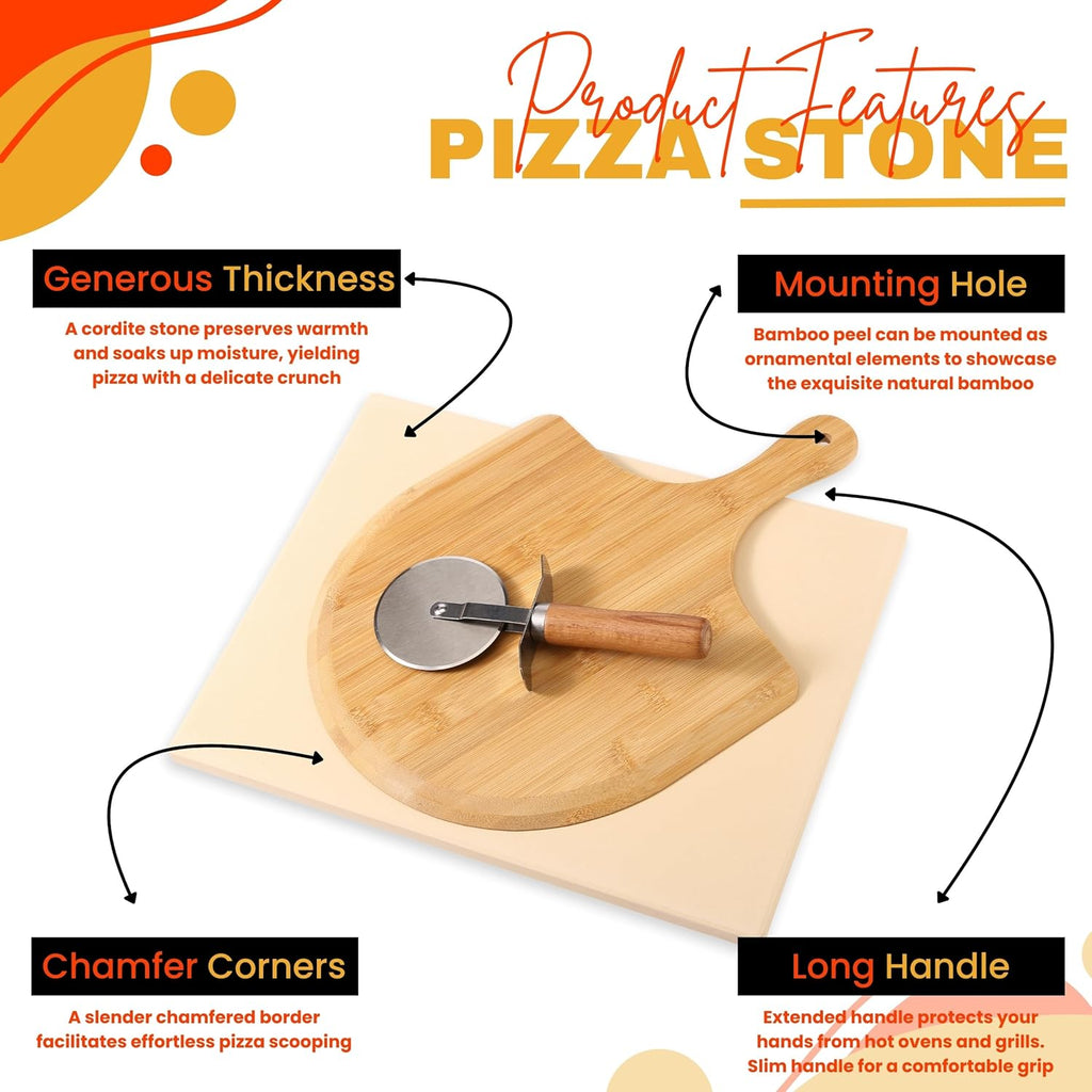 Pizza Stone Set of 3 M8126