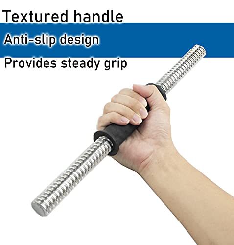 Adjustable Dumbbell Bar Handles 32/35/40cm Fit 1 inch Standard Weight Plate Sold in Pair B28225