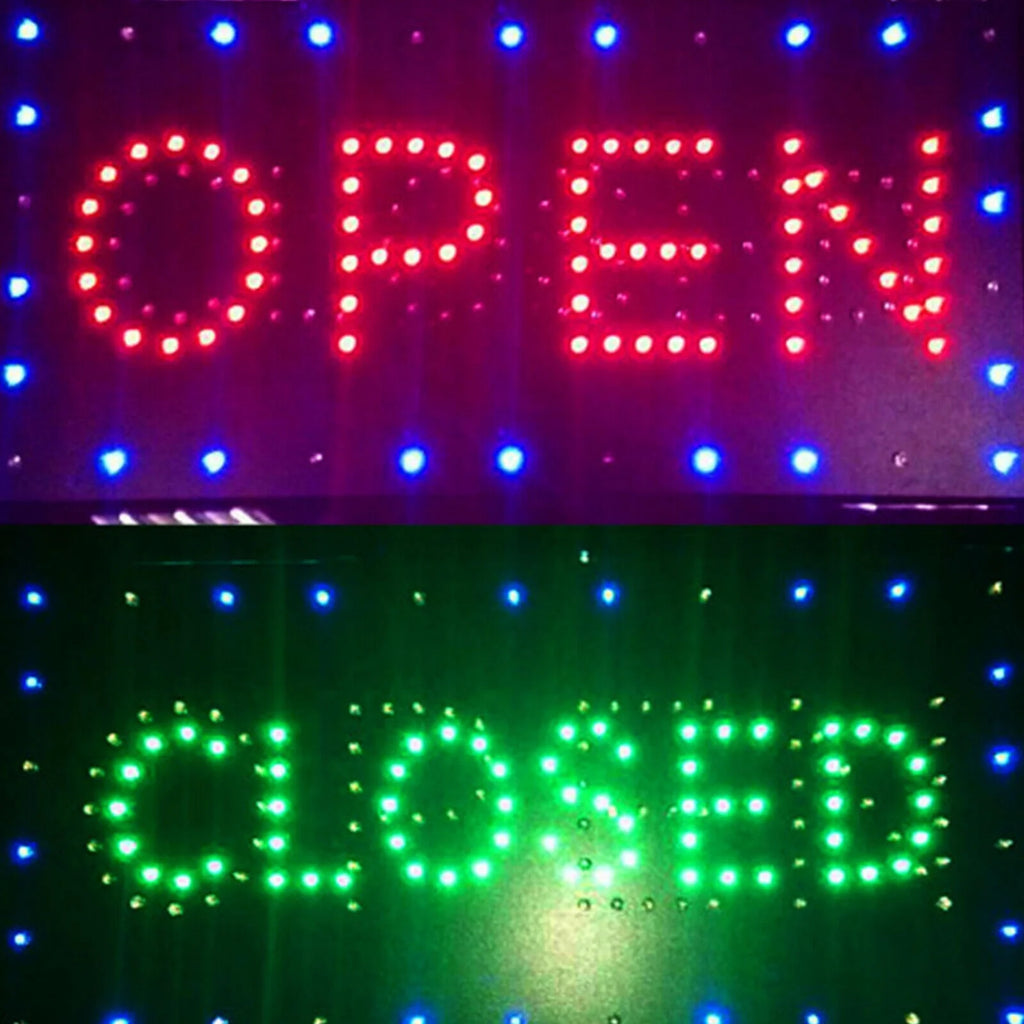 LED Open Closed Store Business Sign Neon Light B46210