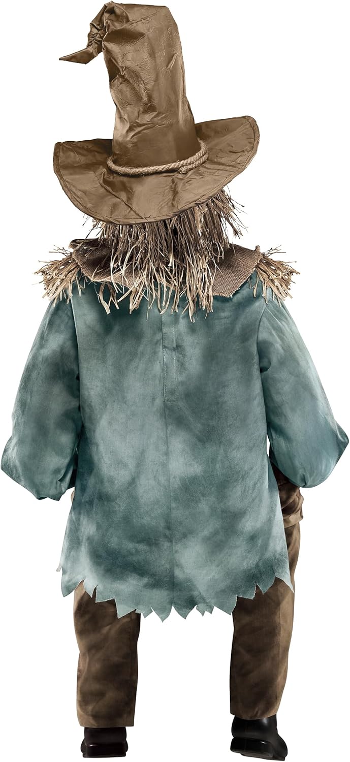 4.5 Ft Scary Sitting Scarecrow Animatronic E648116
