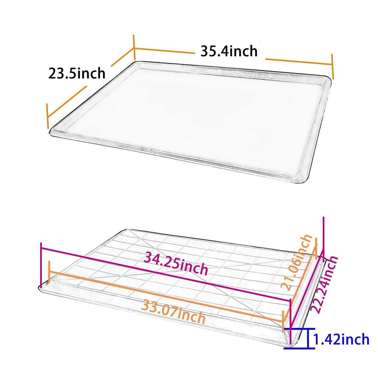 Replacement Tray for Dog Crate Pans Plastic Bottom N6067
